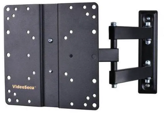 Alt view image 10 of 11 - VideoSecu Tilt Swivel Dual Arm TV Wall Mount for most 32 37 42 47 50 55 60" LCD LED HDTV UHD, Articulating TV Mount Bracket with loading 135lbs, Long Extension 16"/ Level Adjustment BK7