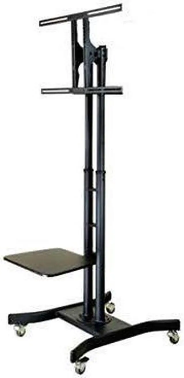 Alt view image 4 of 5 - MonMount LCD-8620B Mobile TV Cart for LCD Plasma and LED TV's (Black)