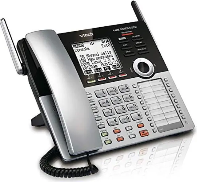 Main image of vtech cm18445 main console - dect 6.0 4-line expandable small business office phone with answering system
