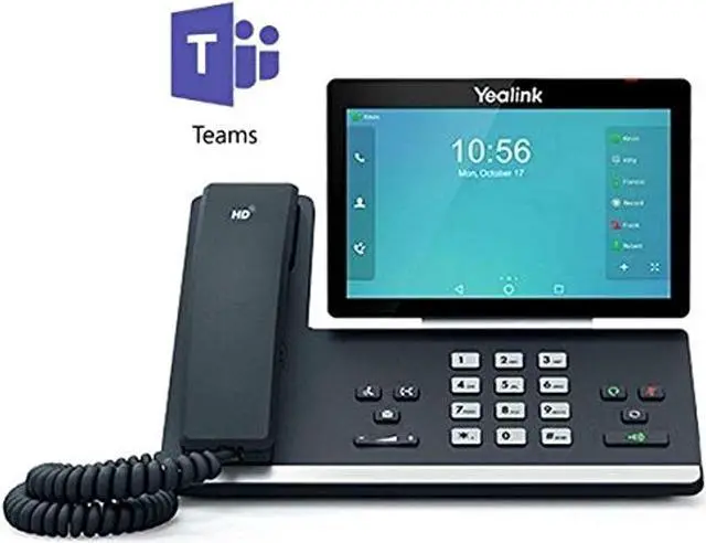 Alt view image 4 of 7 - Yealink TEAMS TOUCH IP PHONE SIP-T58TEAMS