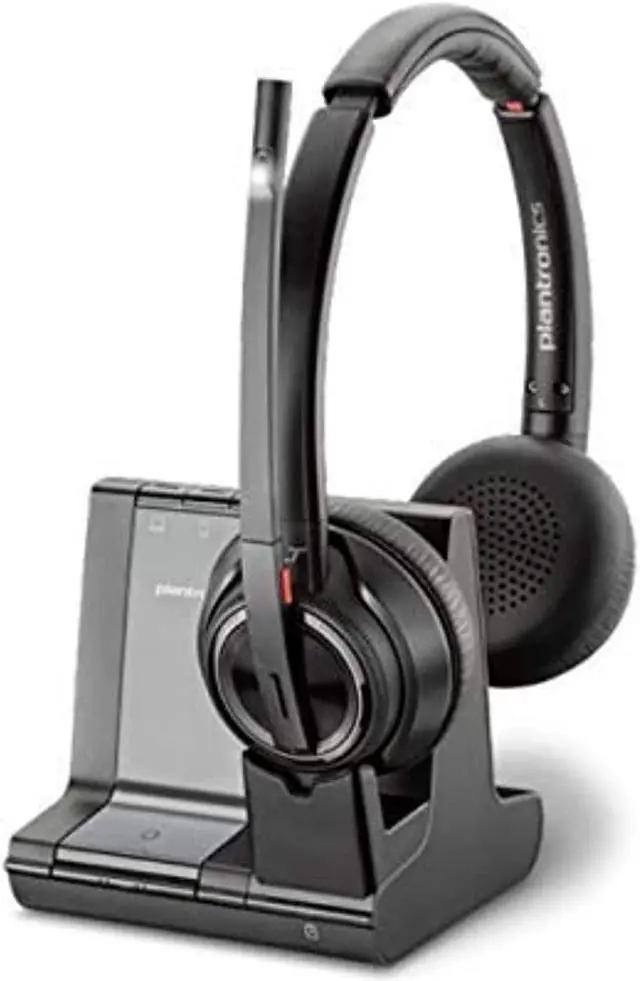 Alt view image 4 of 7 - Plantronics Savi W8220M Binaural Wireless Headset 207326-01