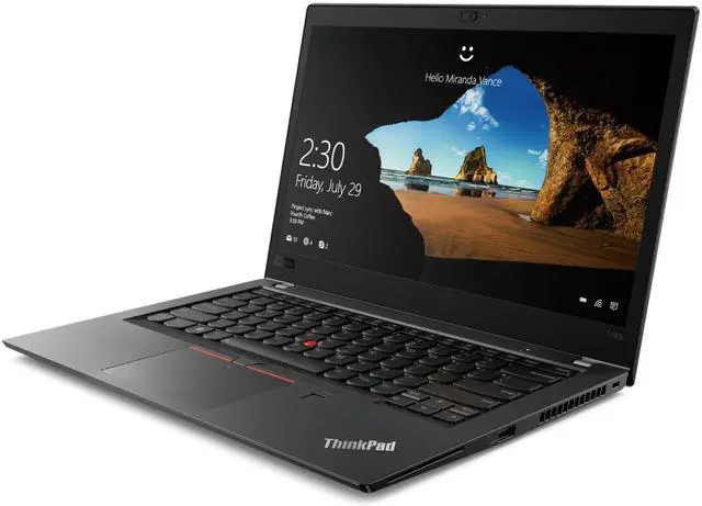 Alt view image 6 of 13 - Lenovo T480s Ultrabook Intel® Core™ i5-8350U 1.7GHz, 8 GB RAM, 256 GB SSD, 14" FHD (1920 x 1080p) IPS w/ Touch Screen, 3-Year Manufacturer On-Site Warranty