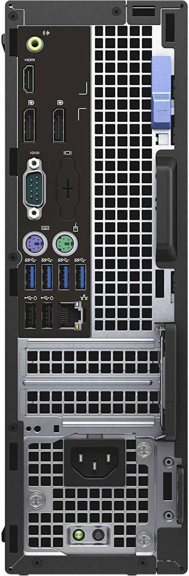 Alt view image 2 of 2 - Dell OptiPlex 7040 SFF Desktop Computer, Intel® Core™ i5-6500 3.2 GHz (6M Cache, up to 3.60 GHz), 256 GB SSD, 16 GB DDR4, DVD-ROM, Windows 10 Pro, Grade A, 1 Year Limited Warranty