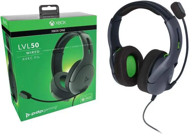 Alt view image 5 of 11 - PDP - LVL50 Wired Stereo Headset - Xbox One (048-124-NA-BK)