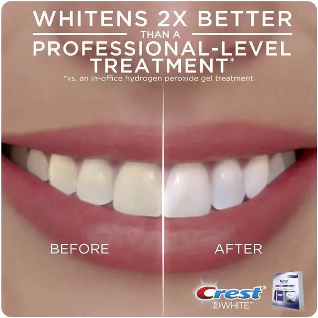Alt view image 13 of 18 - crest 3d white whitestrips with light, teeth whitening strips kit, 10 count