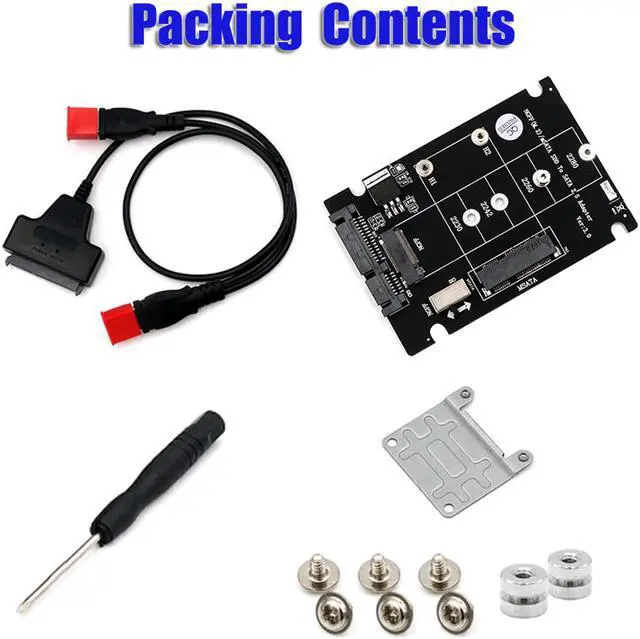 Alt view image 6 of 6 - Add On Card SSD MSATA & M.2 SSD USB Adapter MSATA NGFF M.2 Adapter USB SATA Cable USB M.2 Card Adpater for PC Desktop