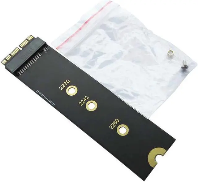 Alt view image 3 of 5 - For  SSD Adapter For Macbook Air SSD Adapter NVMe PCIe M.2 M Key for Macbook Air 2013 2014 2015 Pro A1398 A1502 A1465 A1466