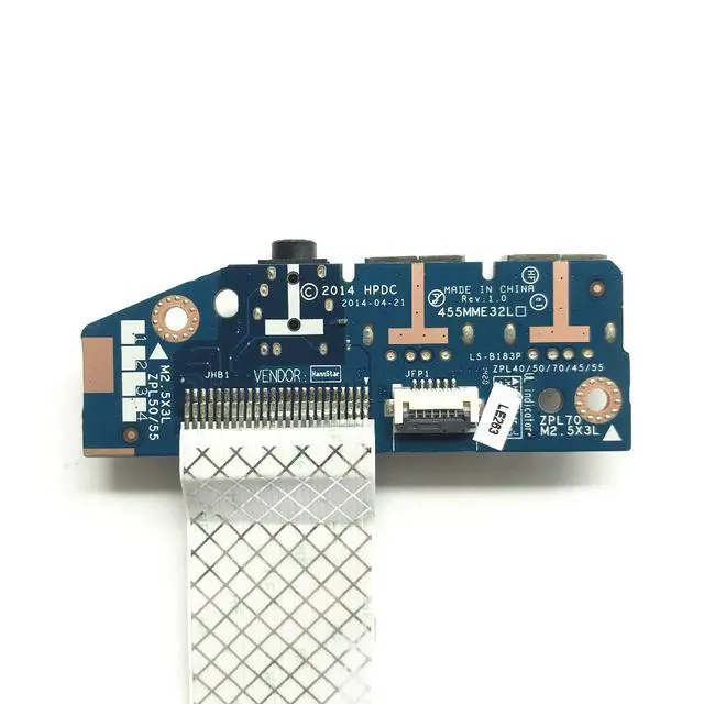 Alt view image 3 of 3 - NEW original For HP 430 440 450 455 470 G2 Audio USB Board LS-B183P With Cable 100% Tested Fast Ship