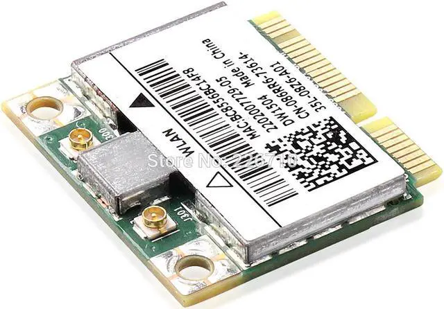 Alt view image 4 of 5 - Card for Dell Latitude E6530 Wi-Fi DW1504 802.11b/g/n WLAN BCM94313HMG2L 86RR6