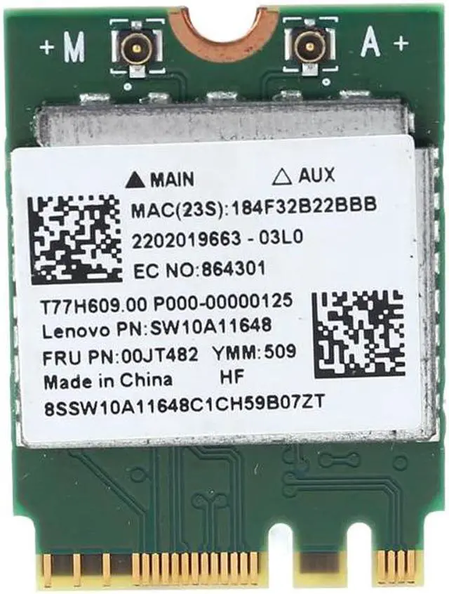 Main image of RTL8821AE M.2 802.11AC Wi-Fi+BT 4.2 Adapter Card FRU 01AX710 Wireless Netowrk Card for Lenovo Laptop PC Computer Use Supplies