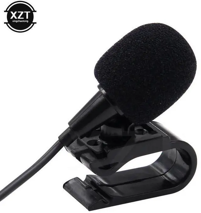Alt view image 5 of 6 - Professionals Mini Microphone for Car Audio 3.5mm Jack Plug Mic Stereo Wired External Microphone for GPS Car DVD Radio