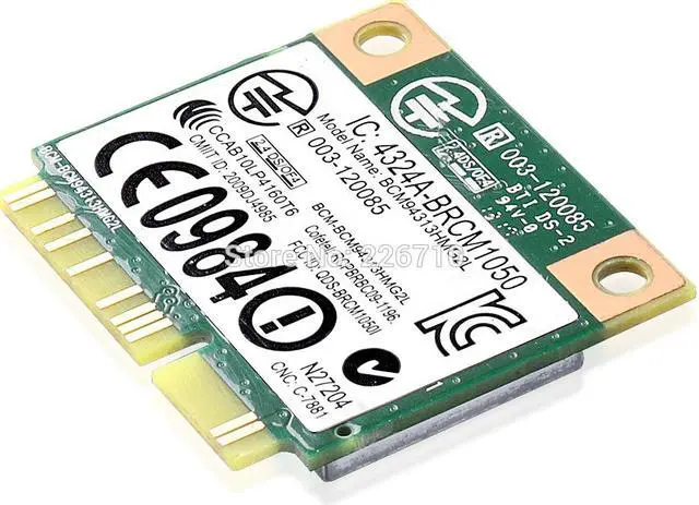 Alt view image 3 of 5 - Card for Dell Latitude E6530 Wi-Fi DW1504 802.11b/g/n WLAN BCM94313HMG2L 86RR6