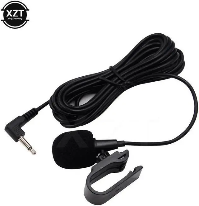Alt view image 2 of 6 - Professionals Mini Microphone for Car Audio 3.5mm Jack Plug Mic Stereo Wired External Microphone for GPS Car DVD Radio