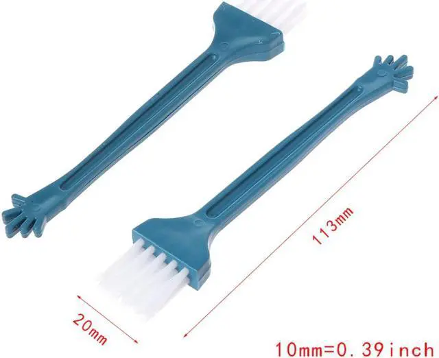 Alt view image 4 of 6 - Mini Desktop Broom Cleaning Brush Sweep Tool Desk Computer Keyboard Car Air Vent Office Computer Cleaning Tool