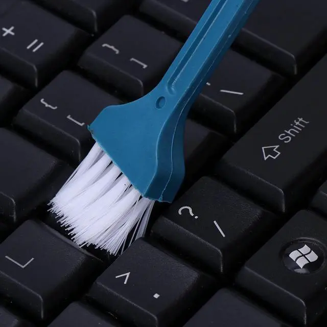 Alt view image 3 of 6 - Mini Desktop Broom Cleaning Brush Sweep Tool Desk Computer Keyboard Car Air Vent Office Computer Cleaning Tool