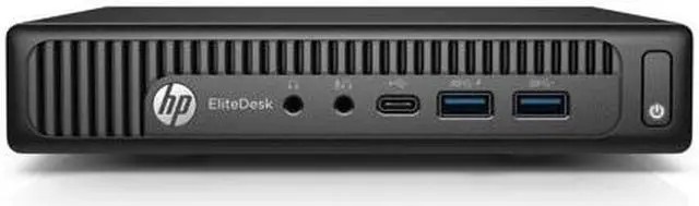 Main image of HP Elitedesk 800 G2 Mini PC - Intel Core i5 (6500T) 2.5GHz Quad Core - 256GB SSD - 8 GB RAM - Windows 10 Pro Installed - AC Adapter Included - TFF - Micro
