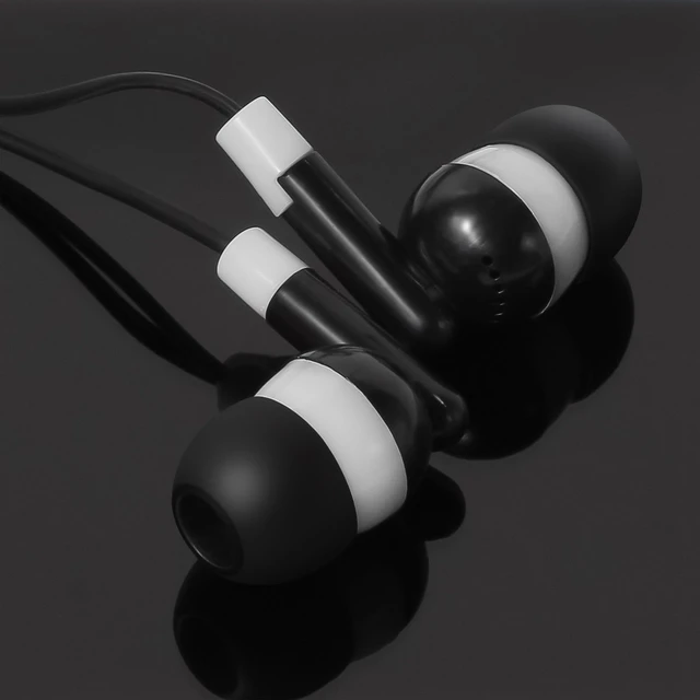 Alt view image 5 of 7 - Bulk Earbuds Headphones Wholesale KWA-08-W Earphones, 100 Pack Disposable Ear Buds Bulk Individually Wrapped Headphones for School Classroom Students White