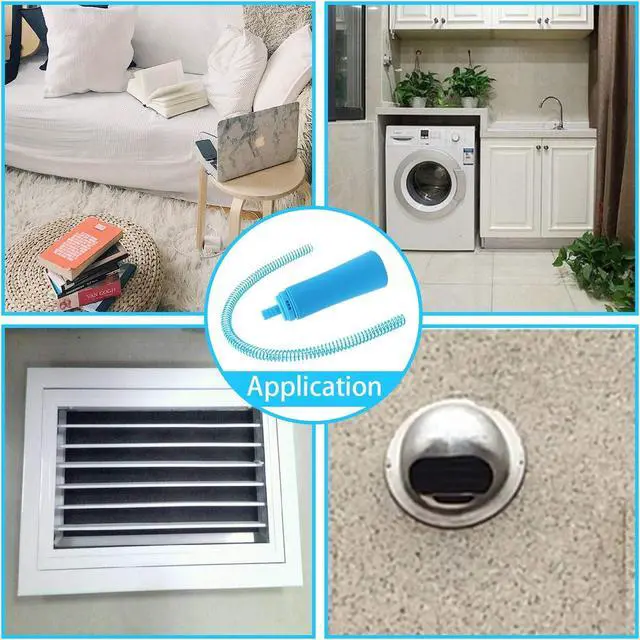Alt view image 3 of 7 - Dryer Vent Cleaner Kit, Dry Vent Cleaning Kit, Vacuum Hose Attachment Brush Lint Remover Dryer Vent Vacuum Hose