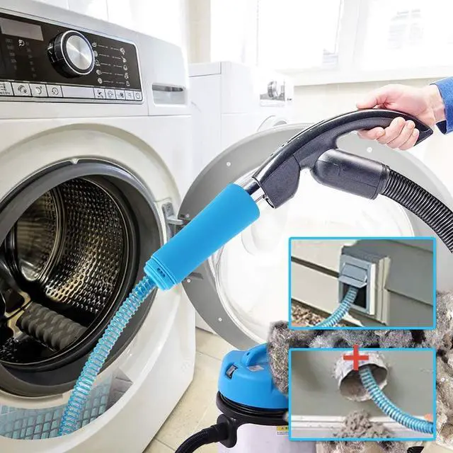 Main image of Dryer Vent Cleaner Kit, Dry Vent Cleaning Kit, Vacuum Hose Attachment Brush Lint Remover Dryer Vent Vacuum Hose