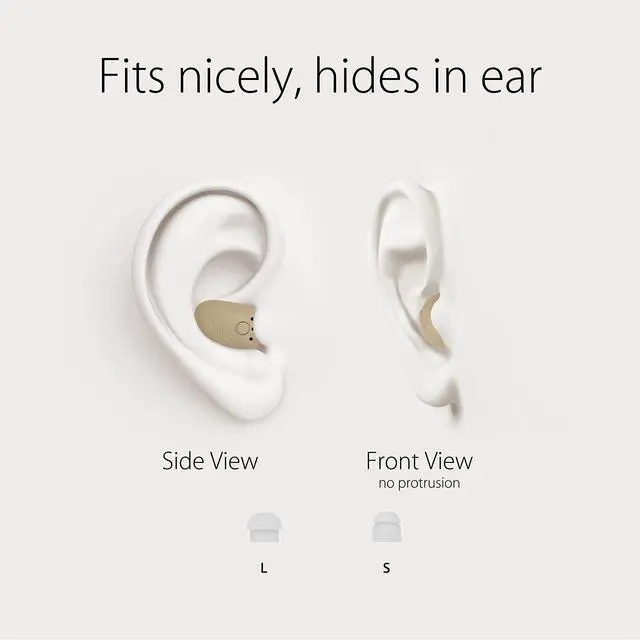 Alt view image 3 of 7 - G11 Bluetooth Earpiece Wireless Earbud Mini Invisible Headphone, 6 Hrs Playtime Magnetic USB Charger Smallest Headset Single Car Earphone with Mic for Samsung Galaxy (Beige-1 Piece)