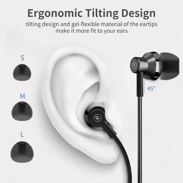 Alt view image 4 of 7 - USB C Headphones for iPhone 15 Earbuds HiFi Stereo Type C Wired Earphones with Mic & Remote Control Noise Cancelling for iPhone 16 pro, iPad Pro, Galaxy S23/S22/S21/S20/Ultra Note 10/20
