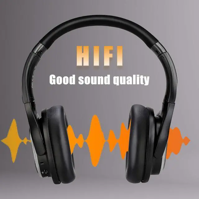 Alt view image 2 of 6 - TA004 Silent Disco Wireless Headphone, Silent Party Headphone | for PC, Cell Phones, TV, iPad, Party, Event, Hi-Fi Stero, Volume Control,3 Channels