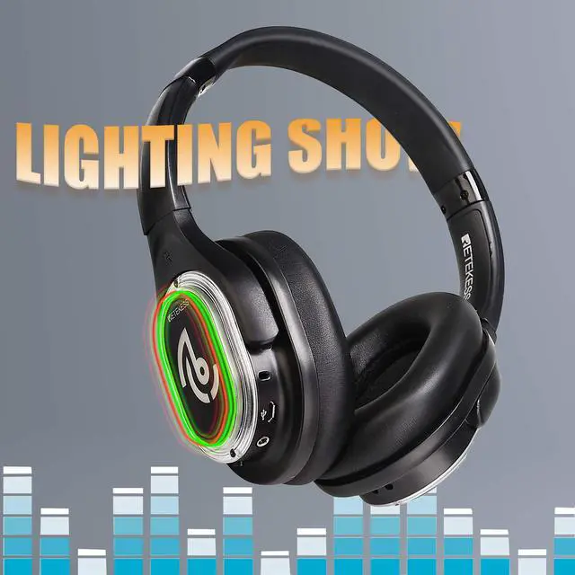 Alt view image 3 of 6 - TA004 Silent Disco Wireless Headphone, Silent Party Headphone | for PC, Cell Phones, TV, iPad, Party, Event, Hi-Fi Stero, Volume Control,3 Channels
