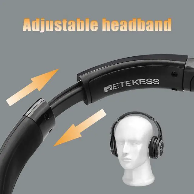 Alt view image 4 of 6 - TA004 Silent Disco Wireless Headphone, Silent Party Headphone | for PC, Cell Phones, TV, iPad, Party, Event, Hi-Fi Stero, Volume Control,3 Channels