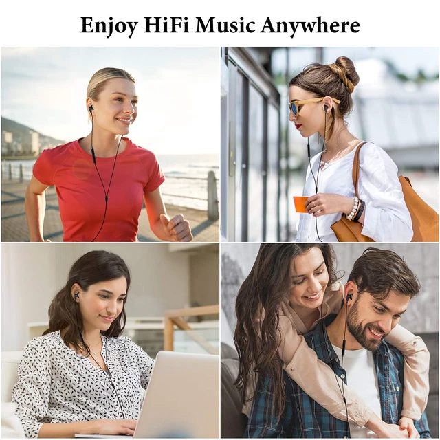 Alt view image 7 of 7 - USB C Headphones for iPhone 18 Pro Max 17 16 15/iPad Air Earbuds HiFi Stereo USB-C Wired Earbuds, Microphone Volume Control, Type C Earphone for Samsung S26 S25 S24 S23 Ultra Pixel 11 10 9 8