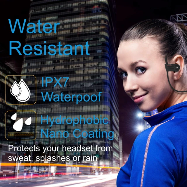 Alt view image 3 of 7 - Bluetooth 5.1 Wireless Earbuds, Sport IPX7 Waterproof Earphones, Richer Bass HiFi Stereo in-Ear Earphones, Gaming Mode, 12 hrs, Running Bluetooth Headphones W/CVC6.0 Noise Cancelling Mic