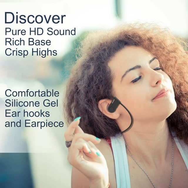 Alt view image 4 of 7 - Bluetooth 5.1 Wireless Earbuds, Sport IPX7 Waterproof Earphones, Richer Bass HiFi Stereo in-Ear Earphones, Gaming Mode, 12 hrs, Running Bluetooth Headphones W/CVC6.0 Noise Cancelling Mic