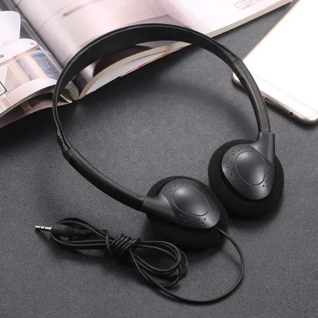 Alt view image 2 of 7 - Classroom Headphones Bulk for Kids Multi Colored 20 Pack, Wholesale Student Headphones for Schools, Libraries, Computer Lab, Testing Centers, Museums, Hotels
