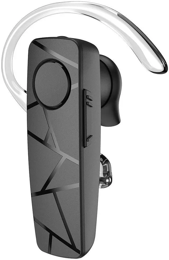 Alt view image 6 of 7 - _Mega Brand 55 Bluetooth Headset, Handsfree Earpiece, BT v5.2, Multipoint Two Simultaneous Connected Devices, 360° Hook for Right or Left Ear, iPhone and Android