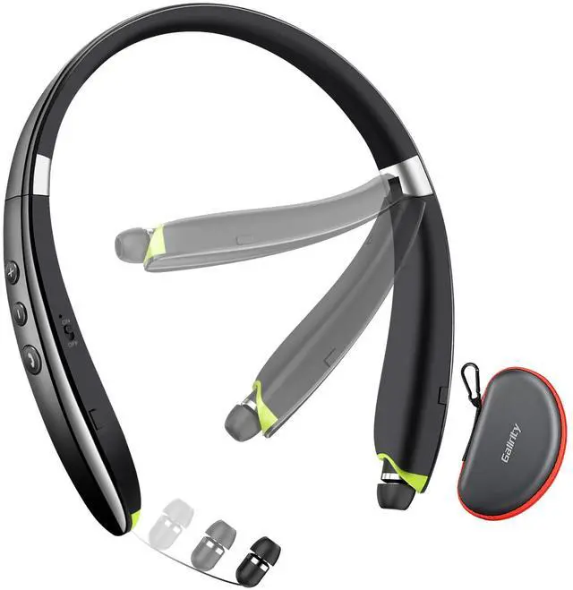 Main image of _Mega Brand ,2025 Upgraded Neckband Bluetooth Headphones with Retractable Earbuds, Noise Cancelling Stereo Earphones with Mic, Foldable Wireless Headphones for Sports Office with Carry Case