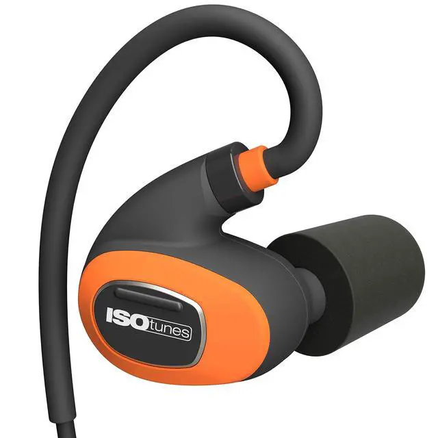 Alt view image 7 of 7 - Pro 2.0 Bluetooth Hearing Protection, OSHA Compliant Work Earbuds | 16+ hour battery, IP67 durability, noise-cancelling mic, 27 dB NRR, safety orange, professional work hearing protection