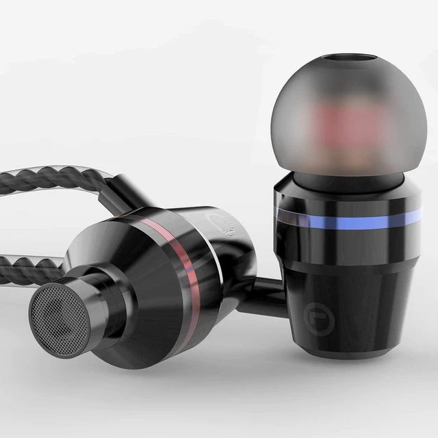 Alt view image 2 of 6 - 3 Packs Metal Wired Earbuds with Microphone, Durable in-Ear Earphones for School, Deep Bass Clear Sound, Noise Isolating, Fits 3.5mm Jack iPhone iPad Samsung Google Devices (Black)