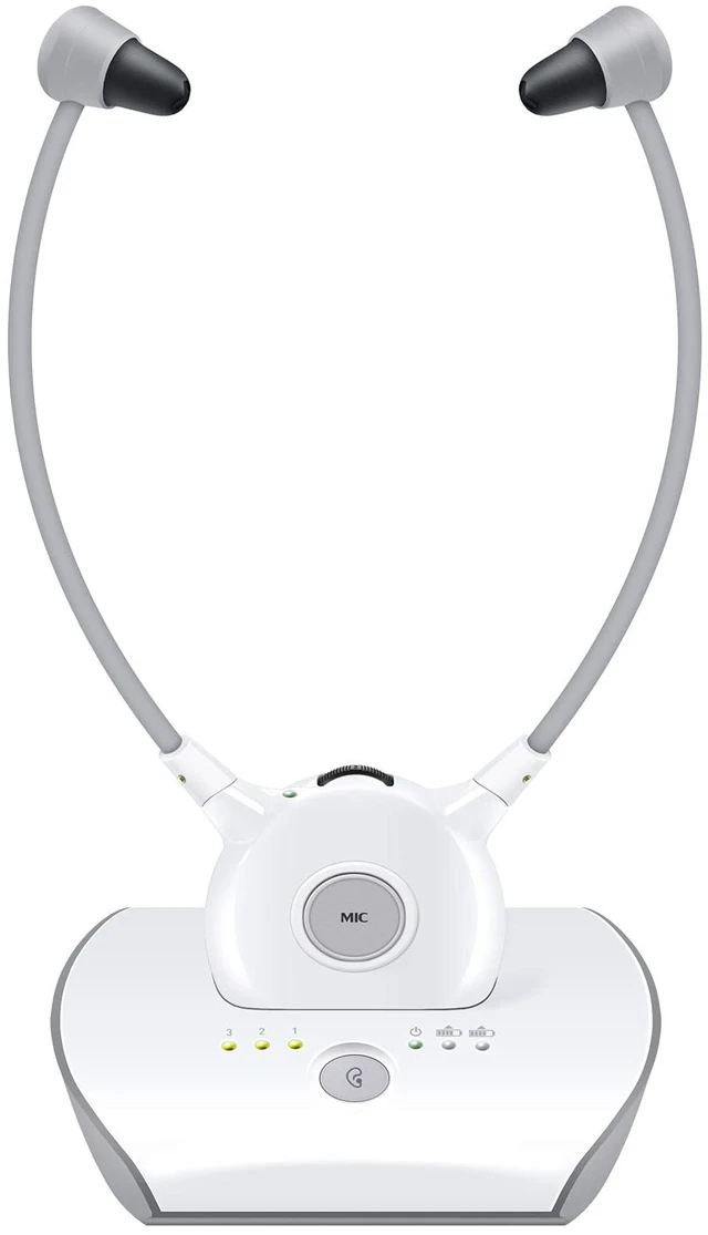 Main image of Wireless Headphones for TV, Designed for Seniors Wireless TV Voice Highlighting Headphones 2.4GHz Technology100ft Transmit Range 2 Batteries