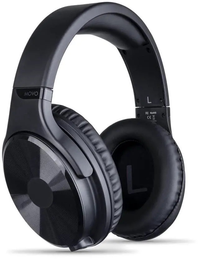 Main image of MH-100 Hi-Fi Studio Headphones with Microphone - Wired Over Ear Headphones for Gaming and Music with 3.5mm and 6.35mm Input - Comfortable Headphones with Mic - Perfect Podcast Headphones for PC