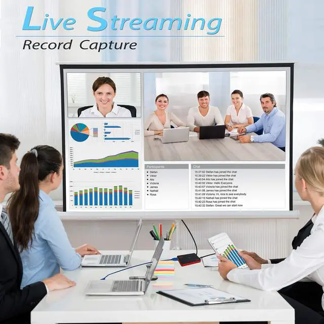 Alt view image 6 of 12 - Pyle Video Game Capture Card Device with Video Recorder, HDMI Output, Full HD 1080P Live Streaming, USB, SD, PC, DVD, PS4, PS3, Xbox One, Xbox 360 and Wii