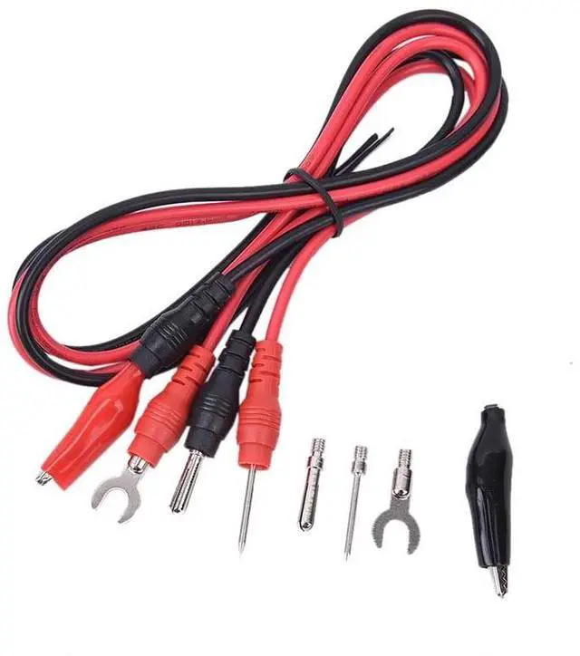 Alt view image 4 of 6 - 16pcs Universal Digital Multimeter Probe Test Leads Multi Meter Needle Tip Tester Lead Probe Wire Pen Cable Multimeter Feelers