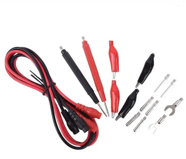 Alt view image 3 of 6 - 16pcs Universal Digital Multimeter Probe Test Leads Multi Meter Needle Tip Tester Lead Probe Wire Pen Cable Multimeter Feelers