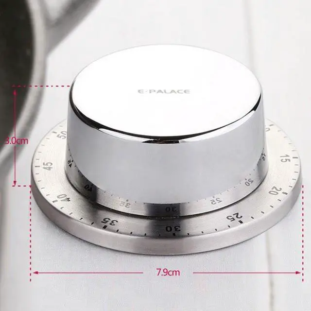 Alt view image 5 of 6 - Magnetic Time Counter For Food Baking Cooking Kitchen Timer 60 Minutes Mechanical Timer Reminder Countdown Timer Supplies New