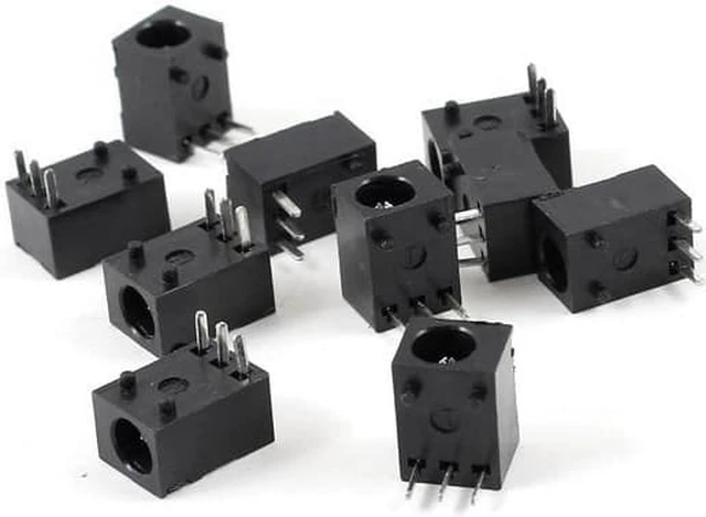 Alt view image 2 of 6 - 20PCS DC Power 3Pin Supply Socket Connector DC003 3.5x1.35mm needle 1.3mm DC-003 3.5*1.3 mm