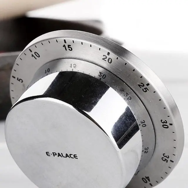 Alt view image 3 of 6 - Magnetic Time Counter For Food Baking Cooking Kitchen Timer 60 Minutes Mechanical Timer Reminder Countdown Timer Supplies New