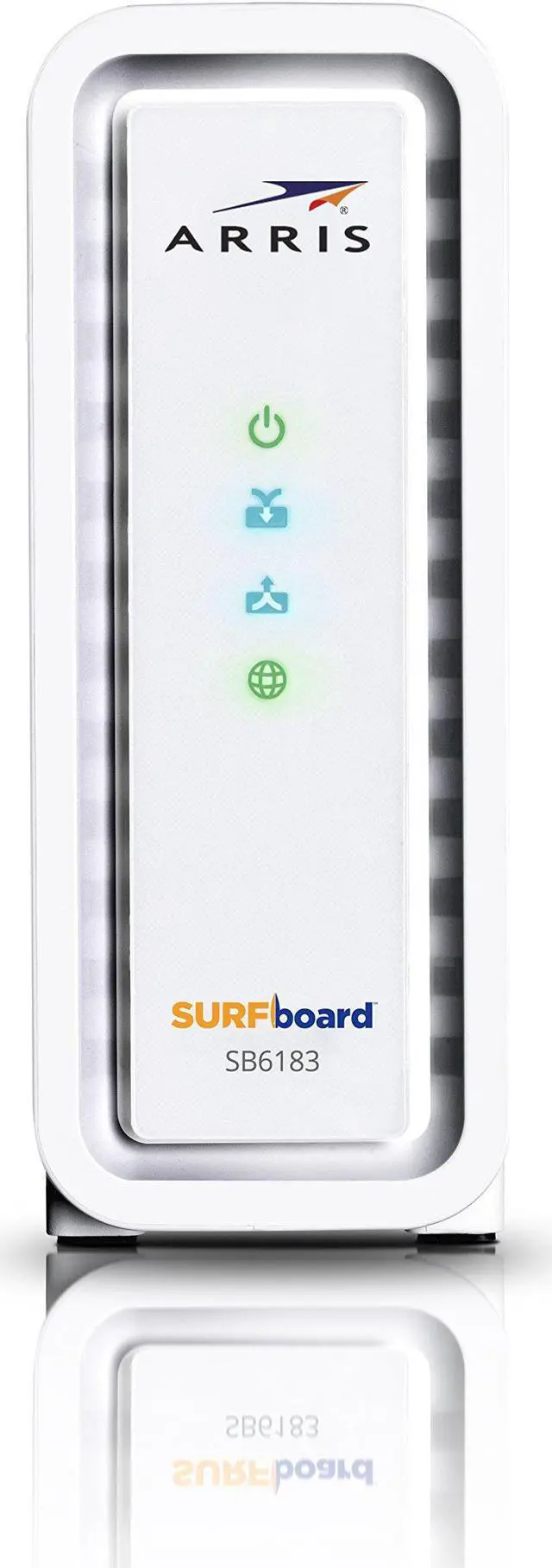 Alt view image 4 of 8 - ARRIS Arris SURFboard SB6183 Cable Modem - 1 x Network (RJ-45) - F-type - Gigabit Ethernet - Desktop