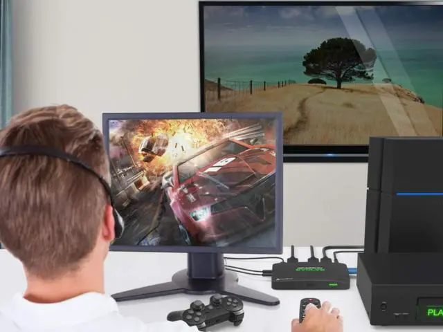 Alt view image 11 of 13 - HDML-Cloner Box Evolve, 2 HDMI inputs and 4K video input supported, Capture HDMI videos and games to USB flash drive/TF MicroSD card without PC, Schedule recording, remote control, CEC supported.