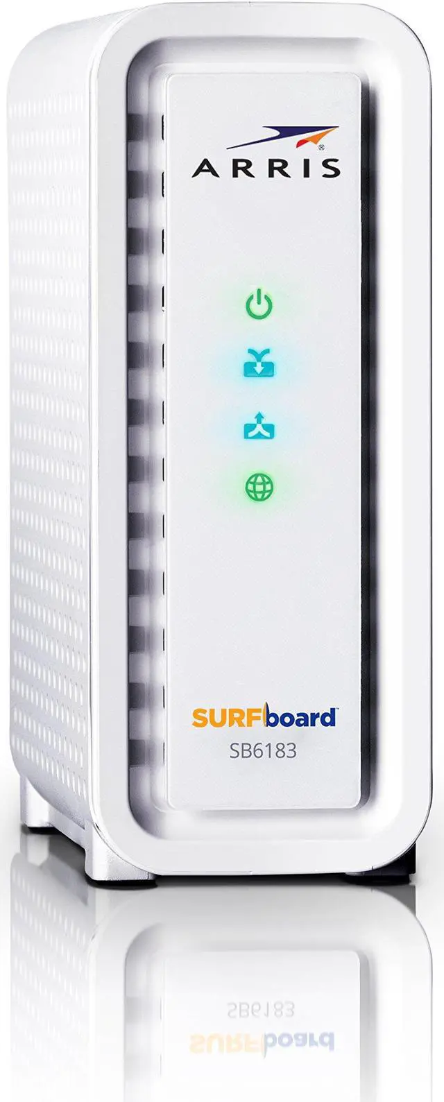 Alt view image 6 of 8 - ARRIS Arris SURFboard SB6183 Cable Modem - 1 x Network (RJ-45) - F-type - Gigabit Ethernet - Desktop