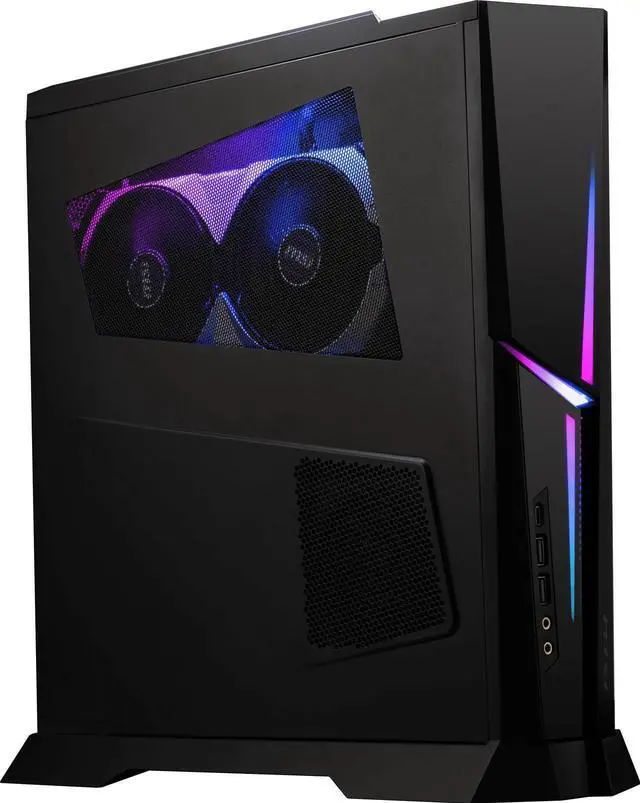Alt view image 3 of 7 - MSI MPG Trident AS Slim Gaming Desktop PC - 14th Gen Intel Core i7-14700K up to 5.6 GHz, 16GB DDR5 RAM, 1TB NVMe SSD, NVIDIA GeForce RTX 4060 Ti 8GB, HD Audio, RGB LED Design, Windows 11 Home