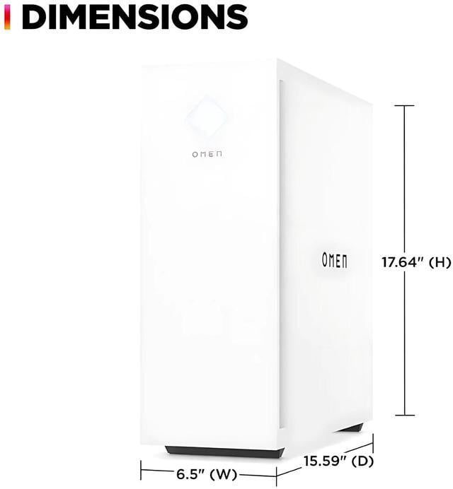 Alt view image 6 of 7 - HP OMEN 25L GT15 Gaming Desktop Computer - 14th Gen Intel Core i7-14700KF 20-Core Processor, 32GB DDR5 RAM, 2TB NVMe SSD,  GeForce RTX 4070 12GB Graphics, Keyboard & Mouse, Windows 11 Home