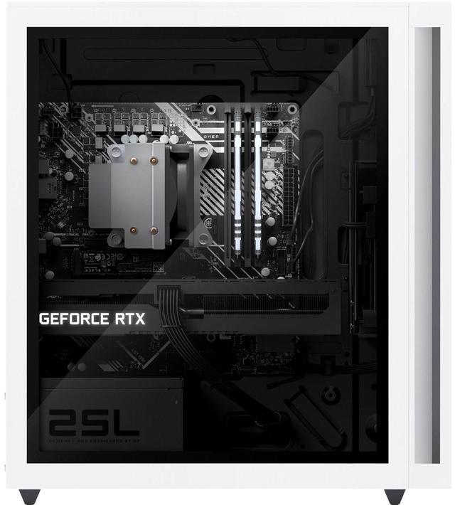 Alt view image 4 of 7 - HP OMEN 25L GT15 Gaming Desktop Computer - 14th Gen Intel Core i7-14700KF 20-Core Processor, 32GB DDR5 RAM, 2TB NVMe SSD,  GeForce RTX 4070 12GB Graphics, Keyboard & Mouse, Windows 11 Home